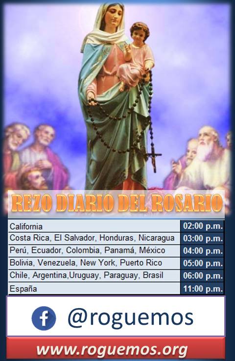 Rezo diario del Santo Rosario