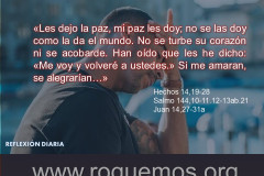 No se turbe su corazón