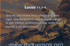 enséñanos a orar
