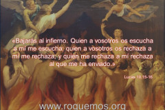 Bajarás al infierno