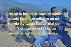 no está contra nosotros