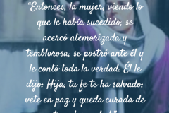 vete en paz y queda curada