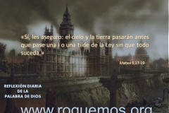 el cielo y la tierra pasarán