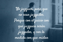 No juzguen