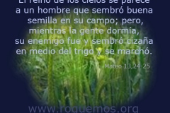 u enemigo fue y sembró cizaña