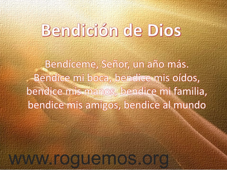 Bendíceme