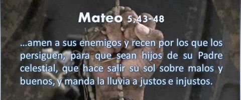 Mateo 5,43-48 – amen a sus enemigos